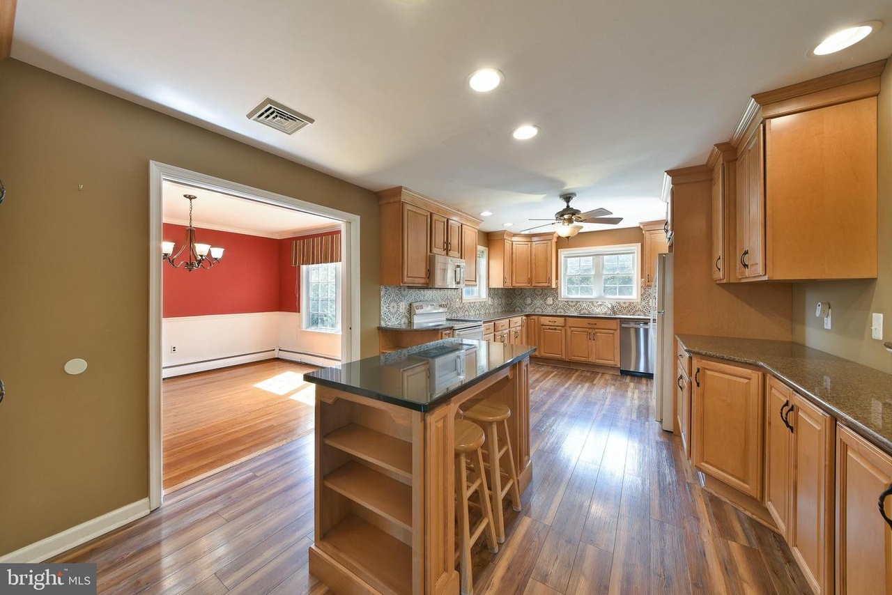 Expanded kitchen at 1040 Hunter Hill Drive