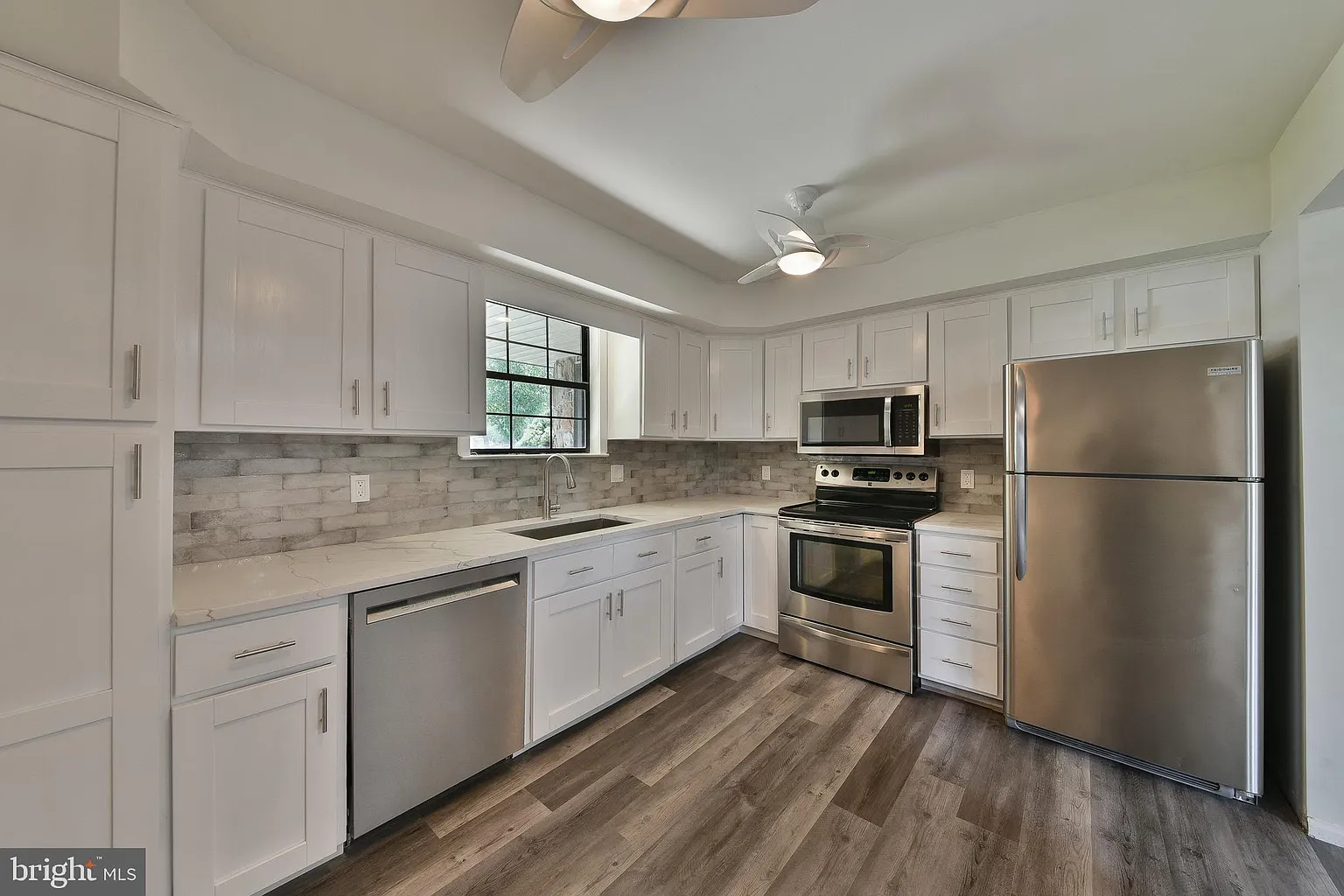 Renovated kitchen at 221 Sassafras Court