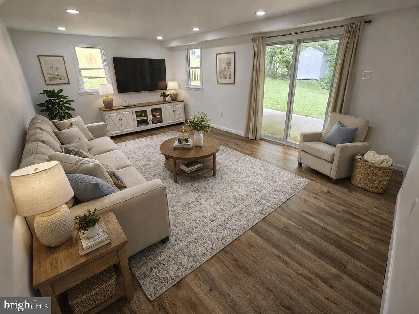Finished family room at 2921 Senak Road