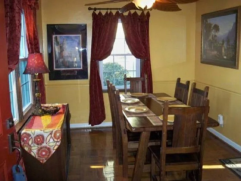Finished dining room at 346 Forest Avenue